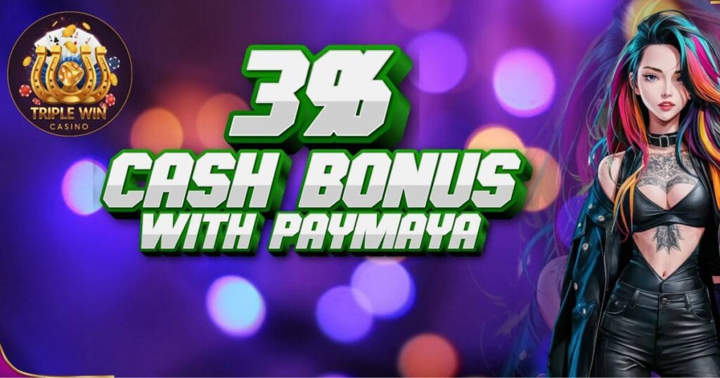 3% Cashback with Maya Cash In